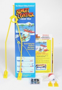 Remote control boat attachment for catching fish.