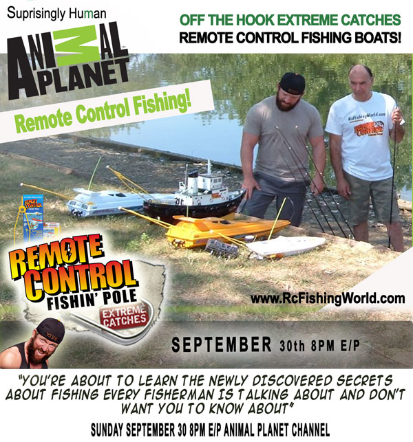 Fish Fun Co. and Animal Planet teams up to show you remote control fishing!